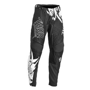 Thor Youth Sector MX Pants S23 - BLACK/WHITE