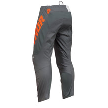 Load image into Gallery viewer, Thor Sector Youth MX Pants - Checker Charcoal/Orange