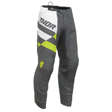 Load image into Gallery viewer, Thor Sector Youth MX Pants - Checker Charcoal/Acid