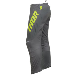 Thor Sector Youth MX Pants - Checker Charcoal/Acid