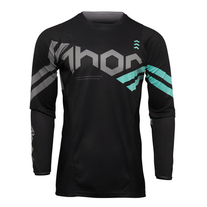 Thor Adult Pulse MX Jersey - Cube Black Mint - S22