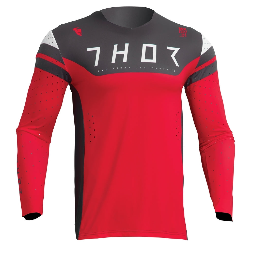 Thor Prime Adult MX Jersey - Rival Red/Charcoal S23
