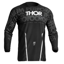 Load image into Gallery viewer, Thor Pulse S23 Adult MX Jersey - Mono Black/White