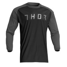 Load image into Gallery viewer, Thor Terrain Adult S23 Jersey - Black/Charcoal
