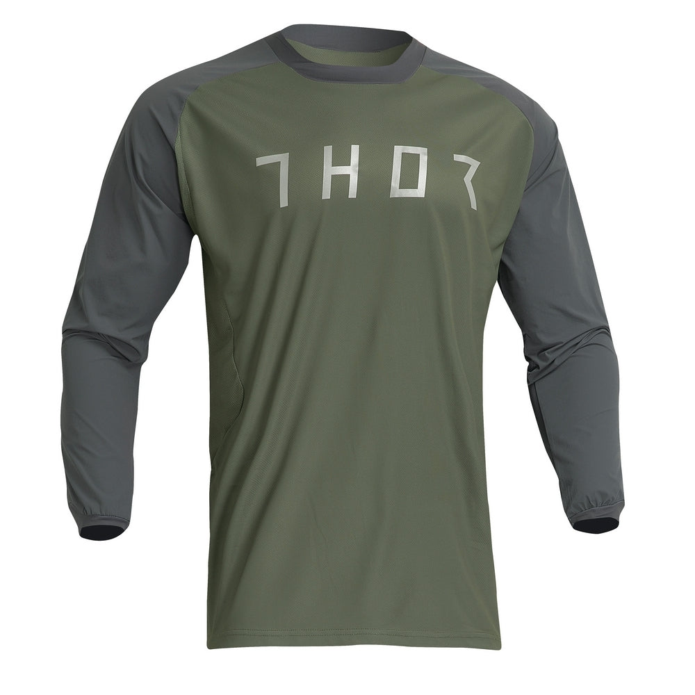 Thor Terrain Adult S23 Jersey - Army/Charcoal