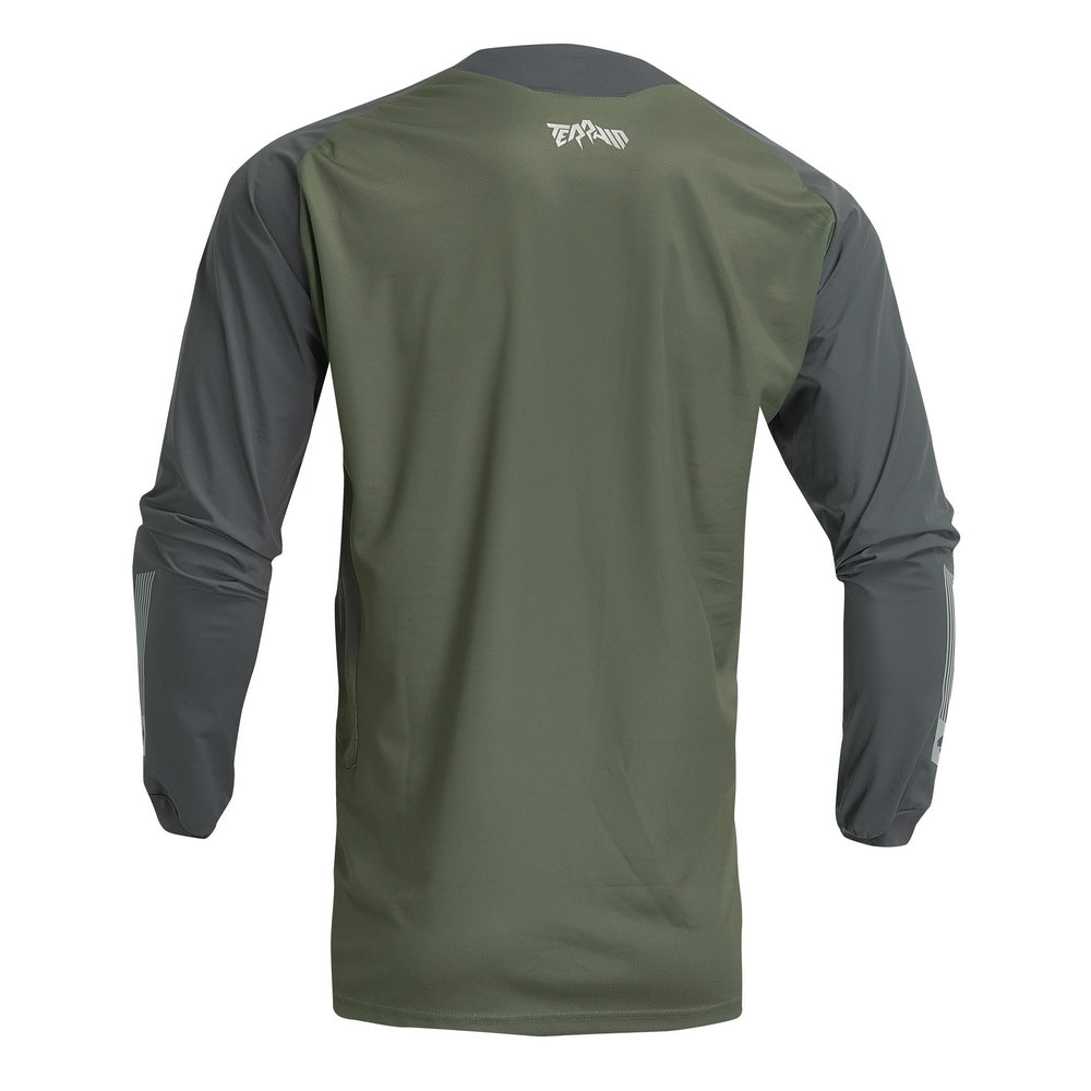 Thor Terrain Adult S23 Jersey - Army/Charcoal