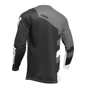 Thor Sector Adult MX Jersey - Checker Black/Gray