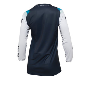 Thor Womens Pulse MX Jersey - Rec Midnight White - S22