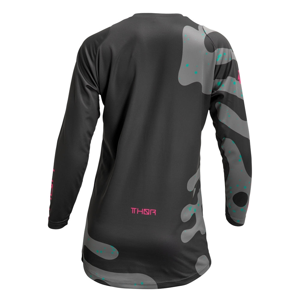 Thor Sector Womens S23 MX Jersey - Dis Gray/Pink