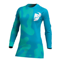 Load image into Gallery viewer, Thor Sector Womens S23 MX Jersey - Dis Teal/Aqua