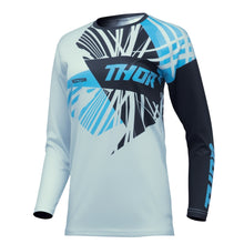 Load image into Gallery viewer, Thor Sector Womens MX Jersey - Split Starlight Blue/Black
