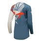 Thor Sector Womens MX Jersey - Split Blue Steel/Vintage White
