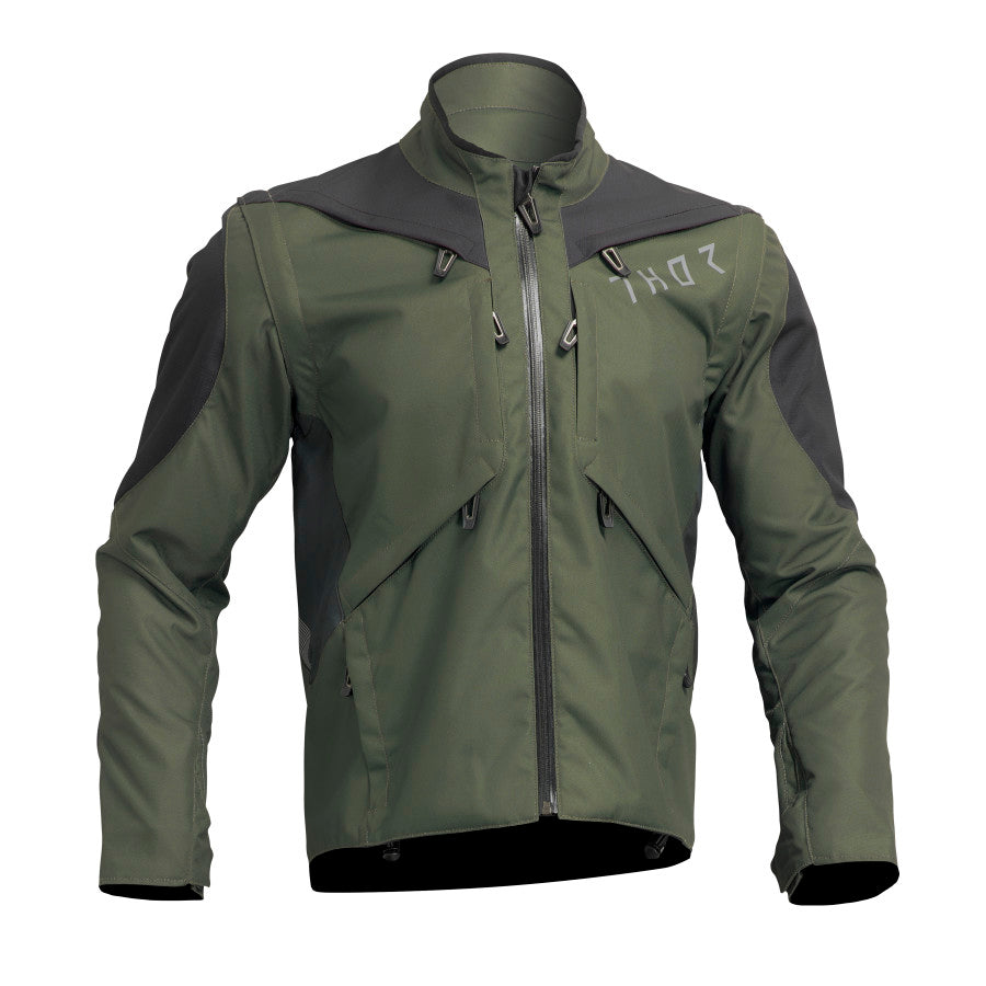 Thor MX Terrain Adult Jacket - ARMY/CHARCOAL