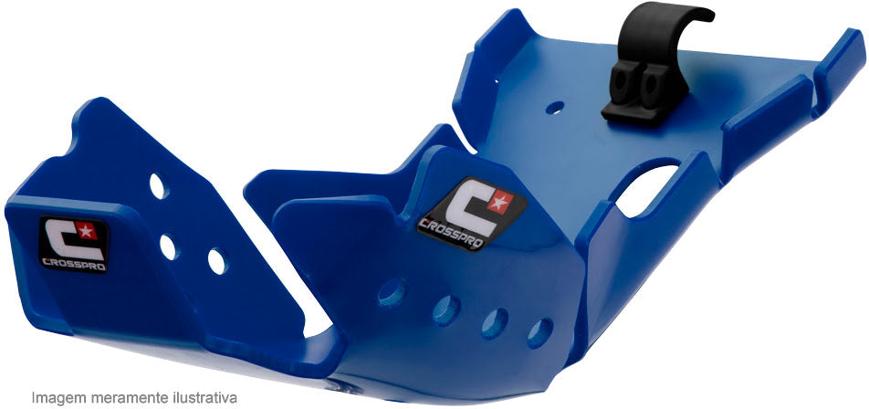 Crosspro Plastic DTC Skid Plate Blue - Yamaha WR250F 07-14