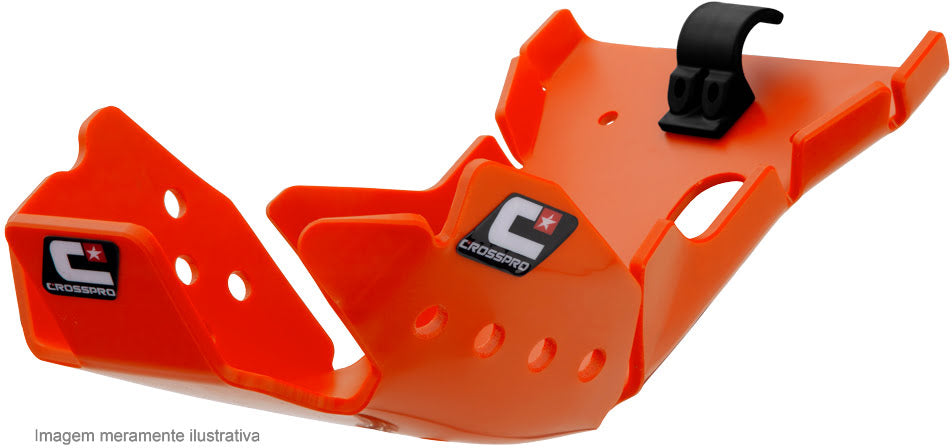 Crosspro Plastic DTC Skid Plate Orange - KTM 250EXCF 2014