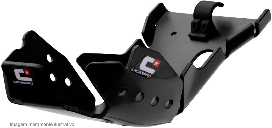 Crosspro Plastic DTC Skid Plate Black - KTM 250 Freeirde 14-17