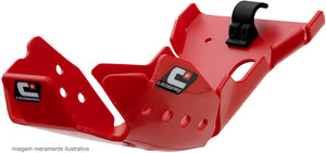 Crosspro Plastic DTC Skid Plate Red - Honda CRF450R CRF450RX