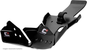 Crosspro Plastic DTC Skid Plate Black - Honda CRF450R CRF450RX