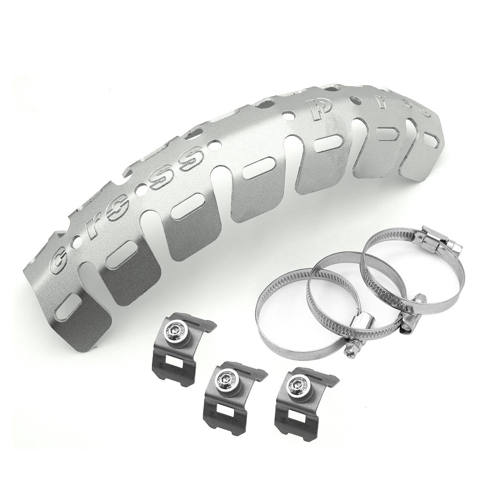 Crosspro 4 Stroke Universal Pipe Guard - Silver