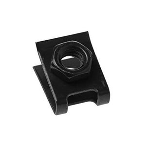 101 FAIRING CLIP/NUT 6MM Thread BLACK 10 PACK