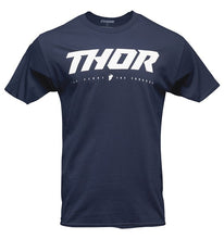 Load image into Gallery viewer, THOR MX LOUD 2 NAVY T SHIRT