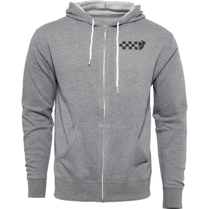 Thor MX Hoody - CHECKERS ZIP GREY