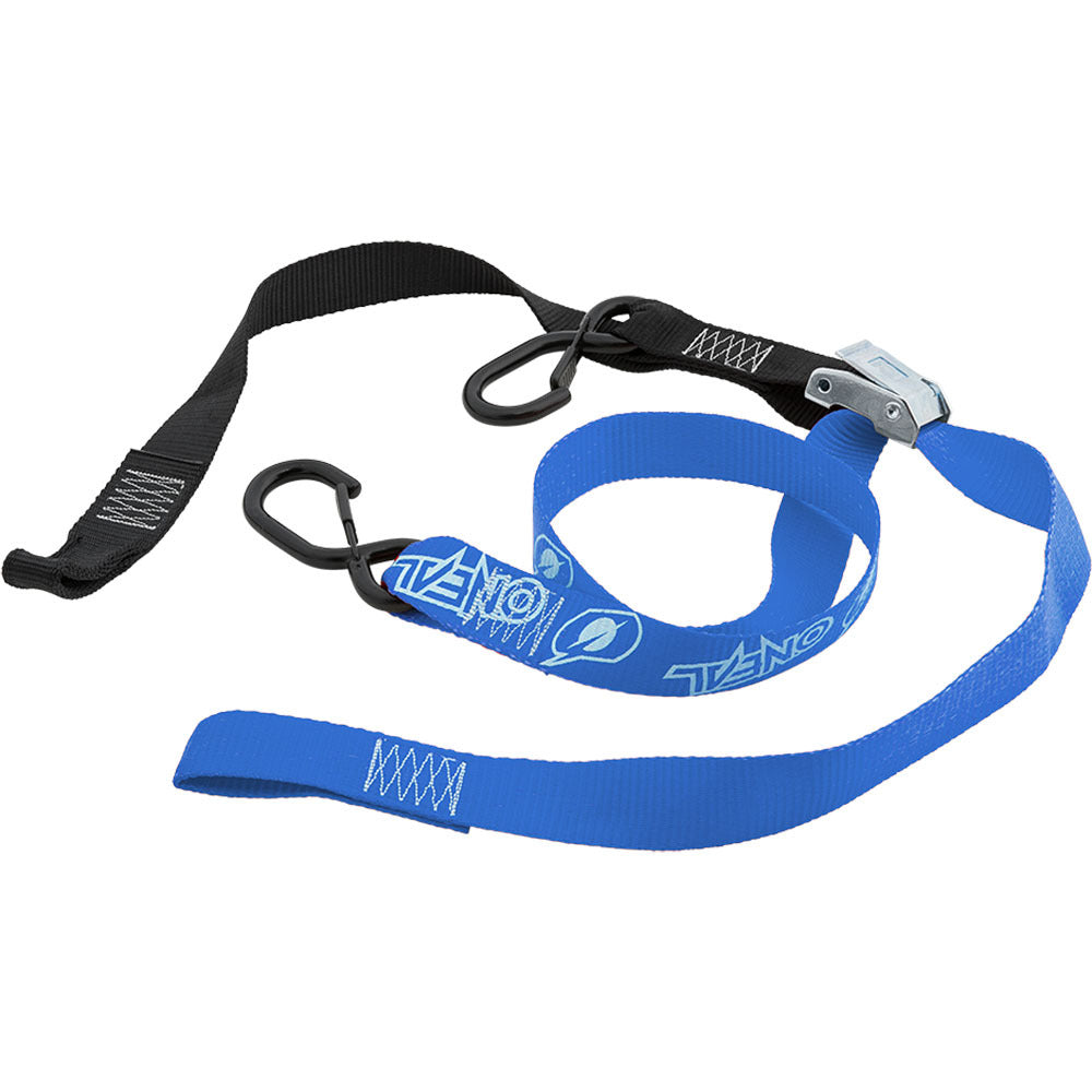 Oneal Deluxe Tie Downs - 38mm Pair - Black Blue
