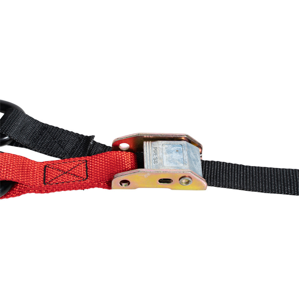 ONeal 1 Inch Tie Downs - Black/Red