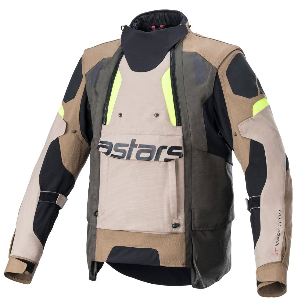 Alpinestars Halo Drystar Jacket - Khaki/Sand/Yellow