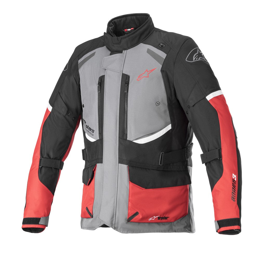 Alpinestars Andes v3 Drystar Jacket Gray/Black/Bright Red