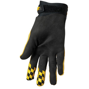 THOR S23 MX GLOVES HALLMAN DIGIT - BLACK/YELLOW