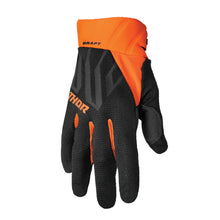 Load image into Gallery viewer, Thor Draft Adult MX Gloves - BLACK/ORG