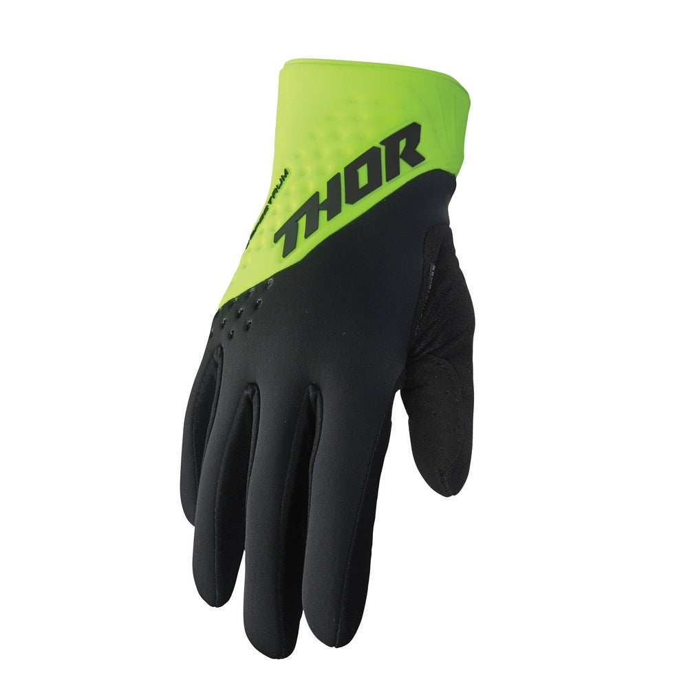 THOR ADULT MX GLOVES - SPECTRUM COLD ACID/BLACK