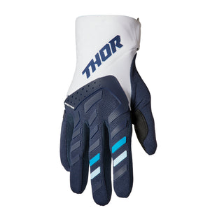 Thor Adult Womens Spectum MX Gloves - Midnight White - S22