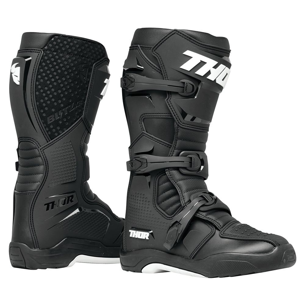 Thor Blitz XR Adult MX Boots - Black/White