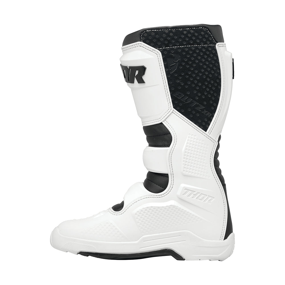 Thor Blitz XR Adult MX Boots - White/Black