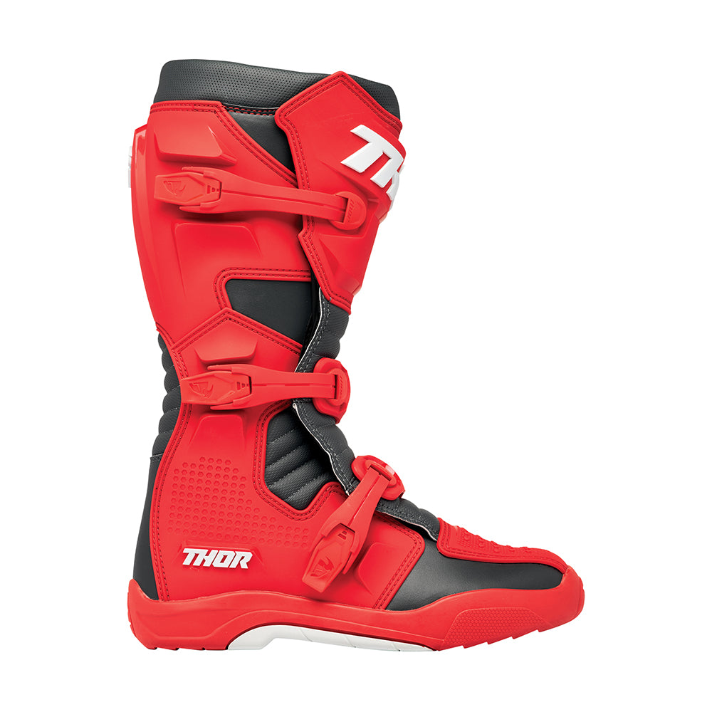 Thor Blitz XR Adult MX Boots - Red/Charcoal