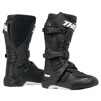 Thor Blitz XR Youth MX Boots - Black/White