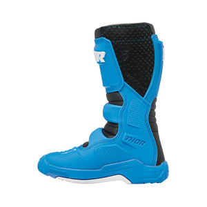 Thor Blitz XR Youth MX Boots - Blue/Black