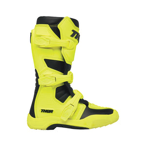 Thor Blitz XR Youth MX Boots - Acid/Black