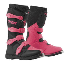 Load image into Gallery viewer, THOR MX BUCKLE BOOT THOR S19W BLITZ XP WOMANS PINK