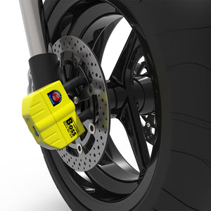 Oxford Boss Alarm 14mm Disc Lock - Yellow