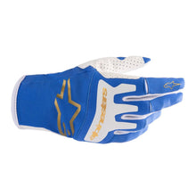 Load image into Gallery viewer, Alpinestars Techstar Adult MX Gloves - UCLA Blue/Gold