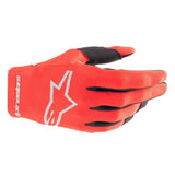 Alpinestars Radar Adult MX Gloves - Mars Red/Silver
