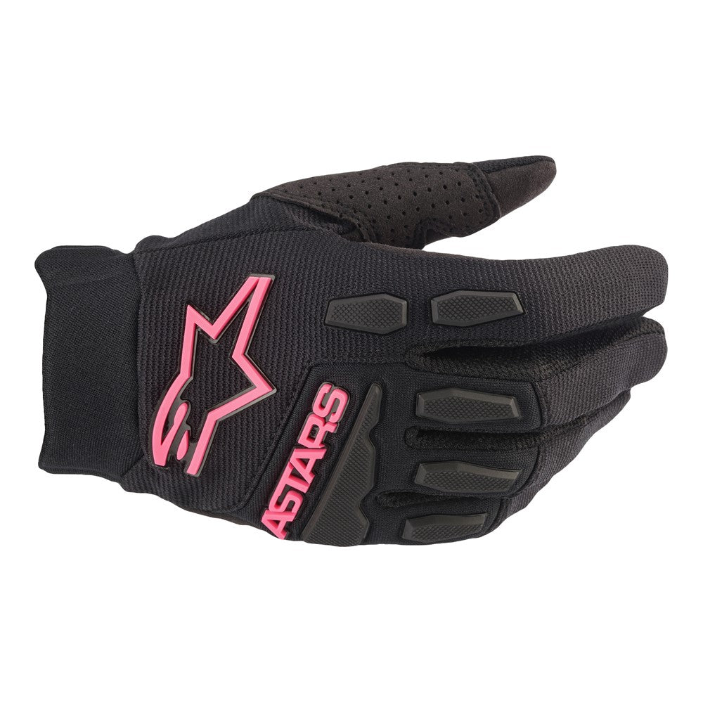 Alpinestars Stella Full Bore Gloves Black/Pink Fluoro