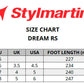 Stylmartin-Dream-size-chart