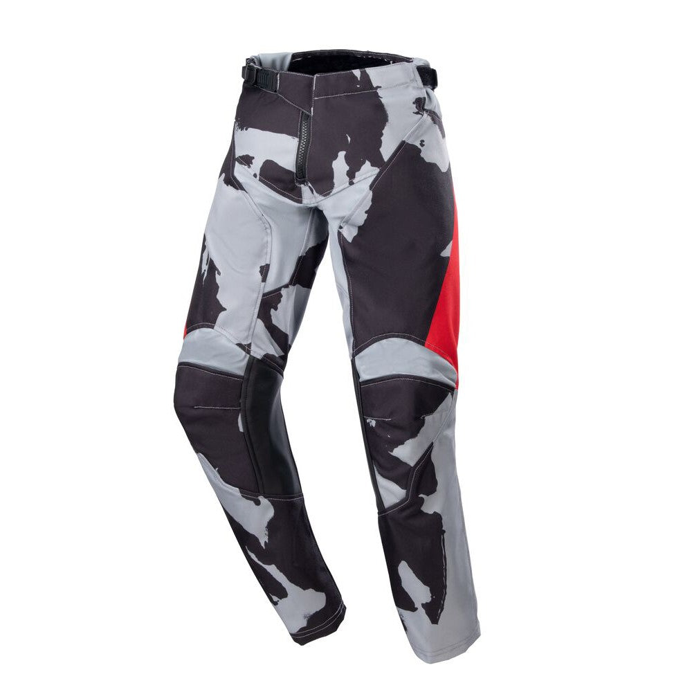 Alpinestars Youth Racer Tactical MX Pants - Cast Gray Camo/Mars Red