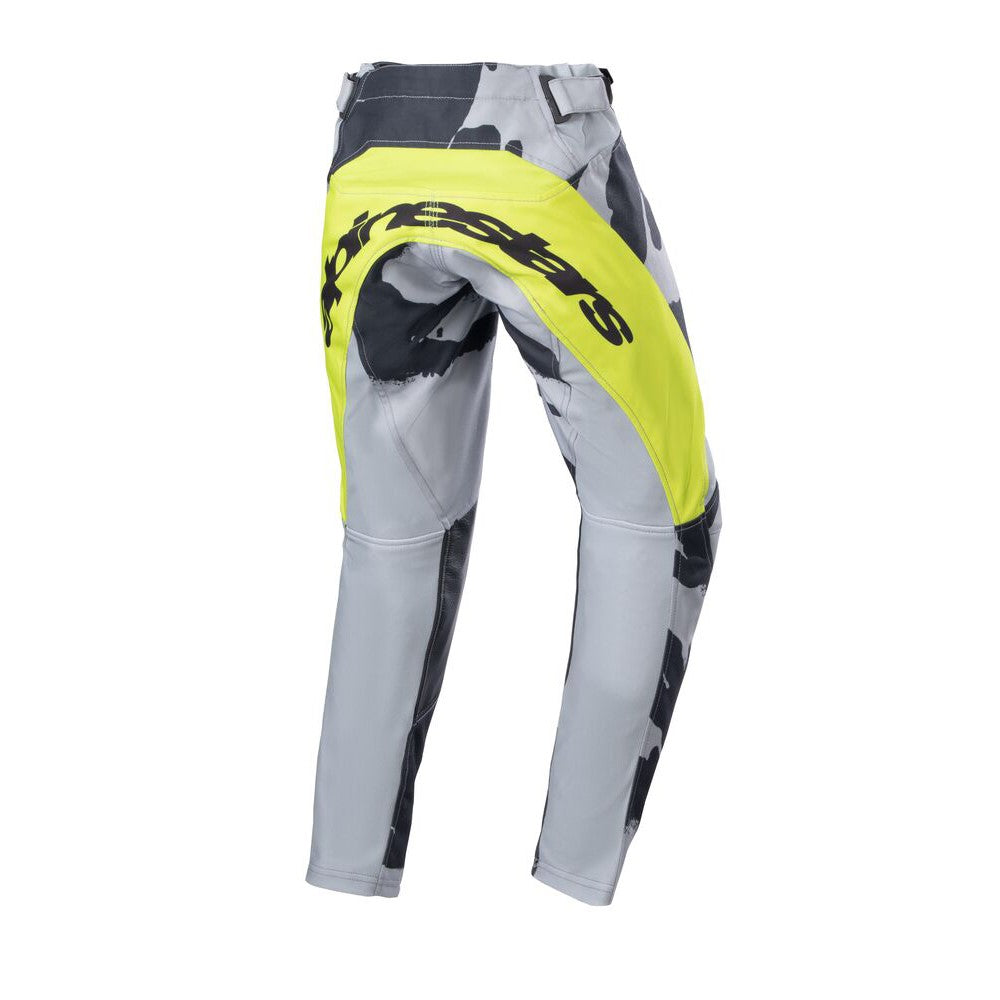 Alpinestars Youth Racer Tactical MX Pants - Cast Gray Camo/Yellow Fluoro