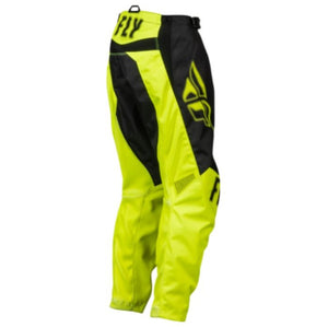 Fly : Youth 18" : F-16 MX Pants : Black/Hi Vis : 2023