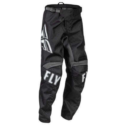 Fly : Youth 18" : F-16 MX Pants : Black/White : 2023